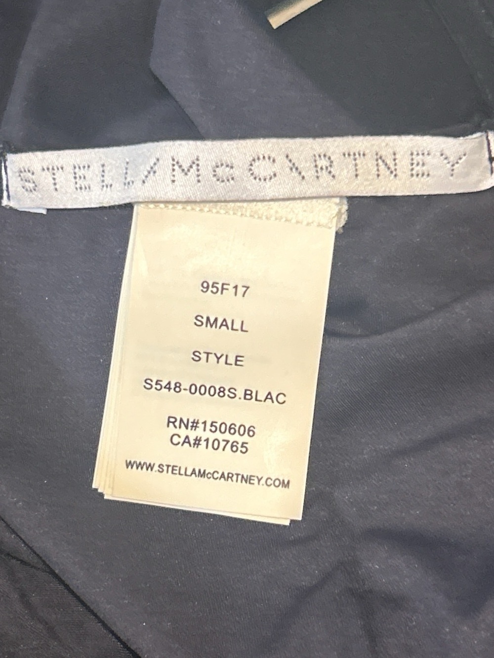 STELLA MCCARTNEY $195 Black SMALL Falabella Pop one piece Swinsuit NEW - Picture 4 of 5